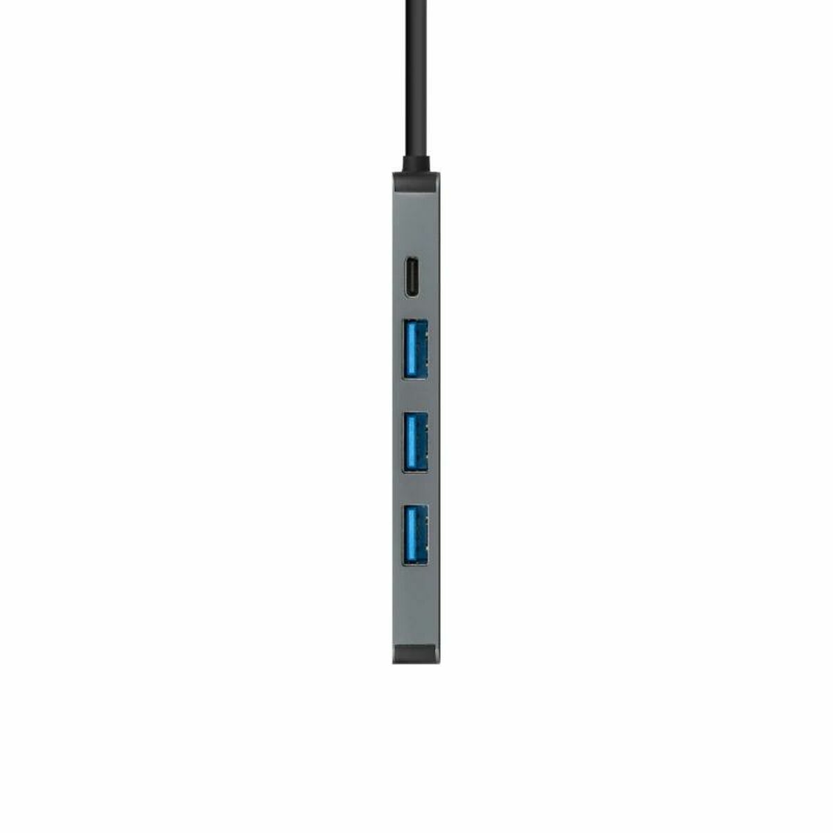 Hub USB NANOCABLE Nanocable Hub USB-C 3xUSB-A+HDMI+USB-C PD Gri 100 W 50 W