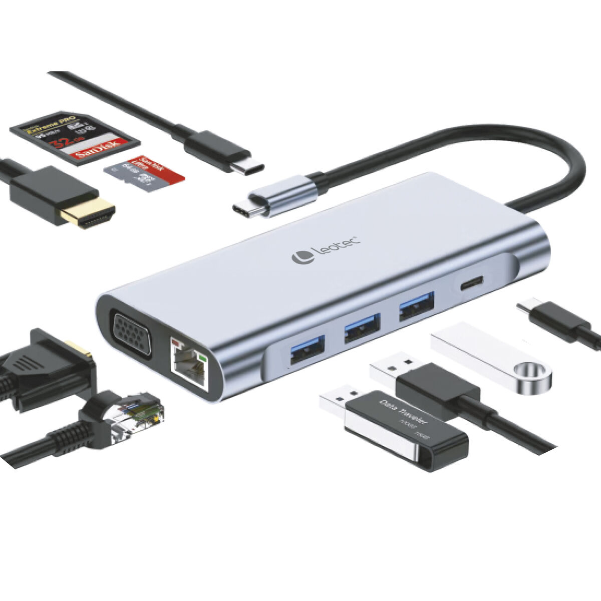 Hub USB LEOTEC LEDS01