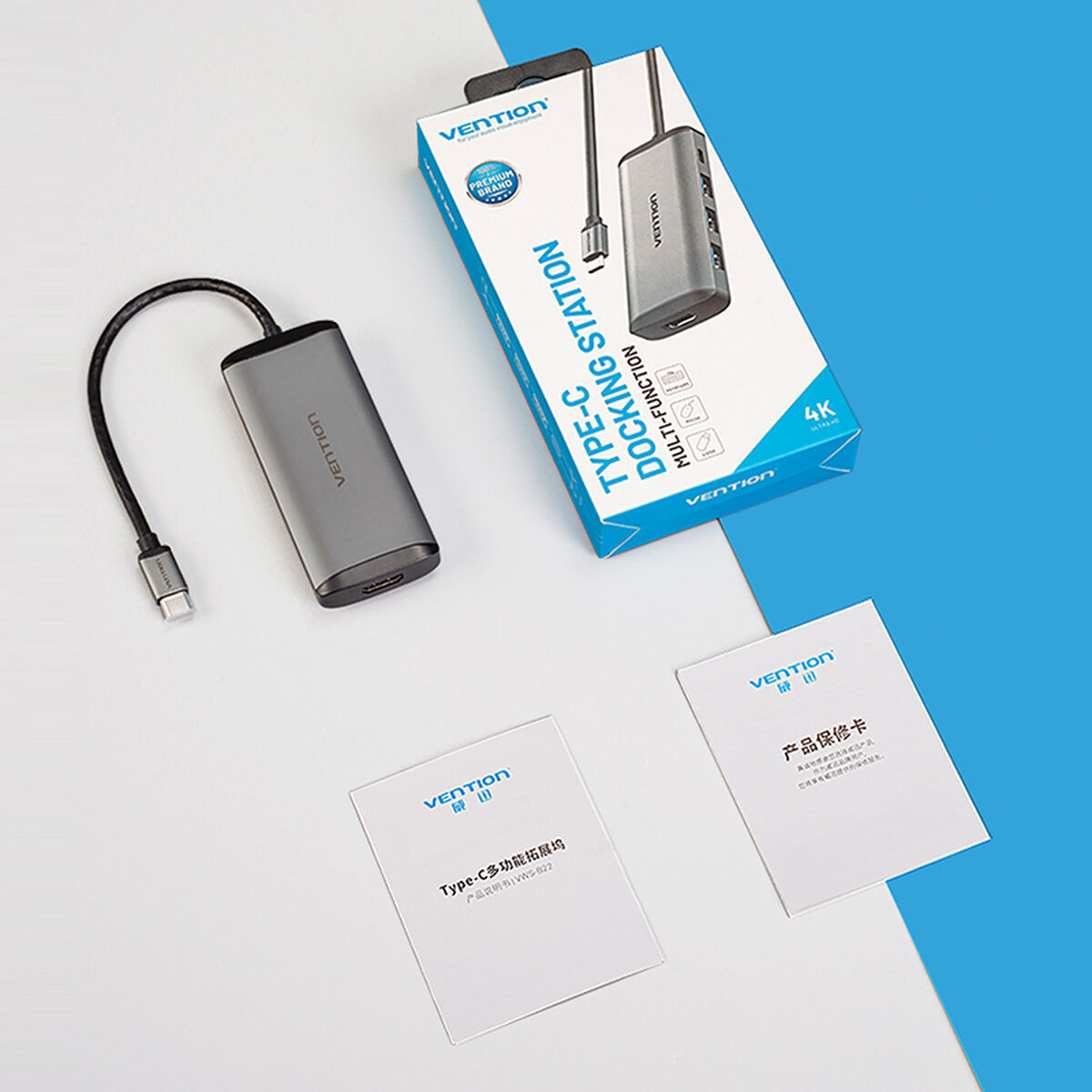 Hub USB Vention CNBHB Gri