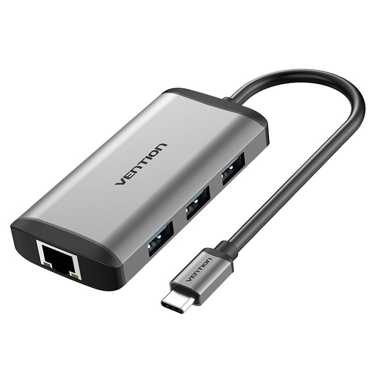 Hub USB Vention CNCHB Negru Gri