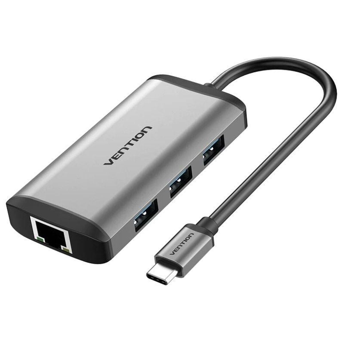 Hub USB Vention CNCHB Negru Gri