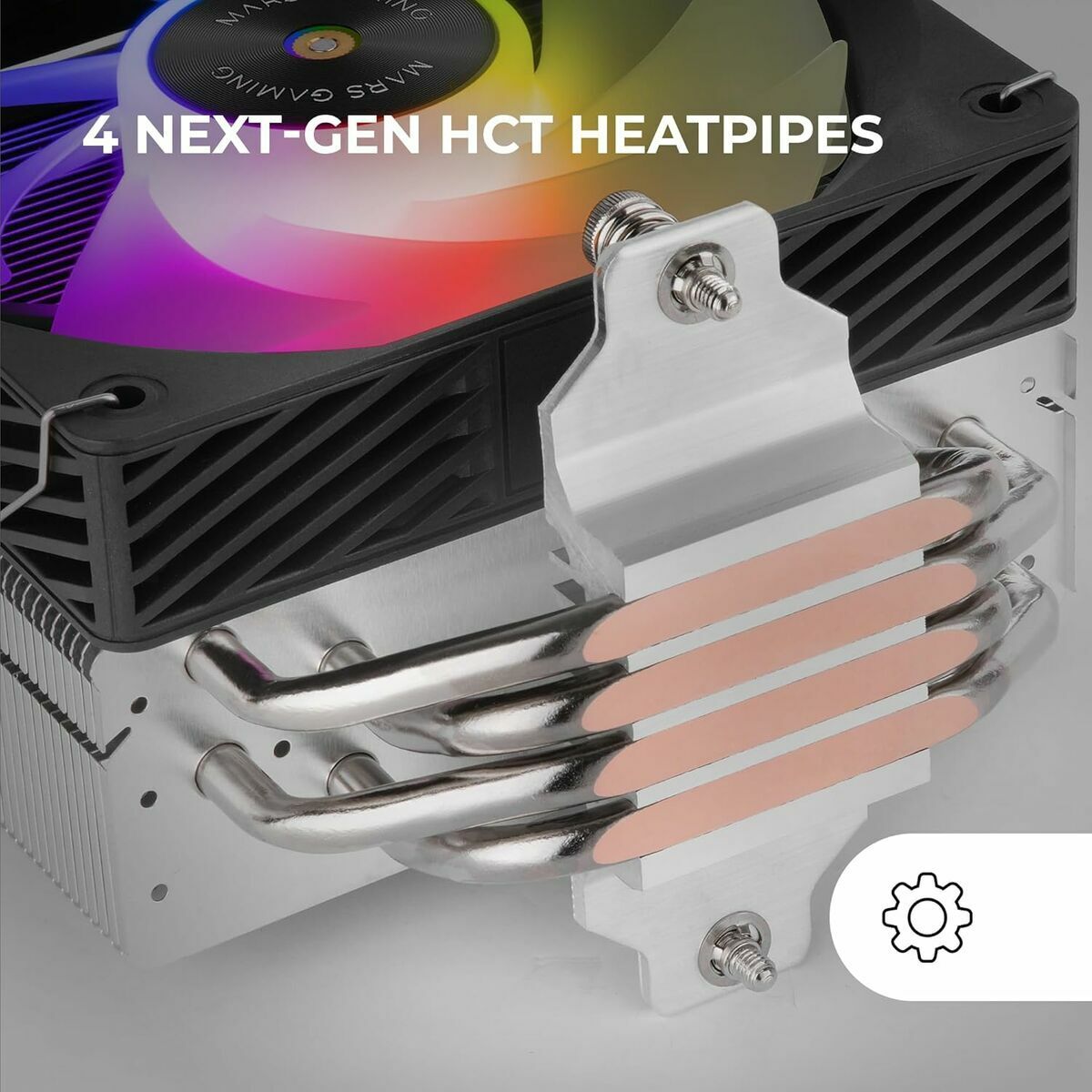 Ventilator CPU Mars Gaming TACMARS-MCPUX4ARGB