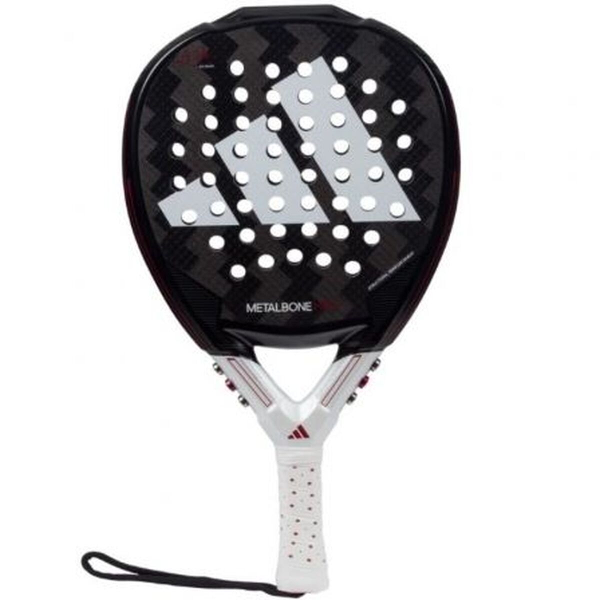 Paletă de Padel Adidas Metalbone HRD+ 2024/ Negra y Blanca (Ale Galan) Negru