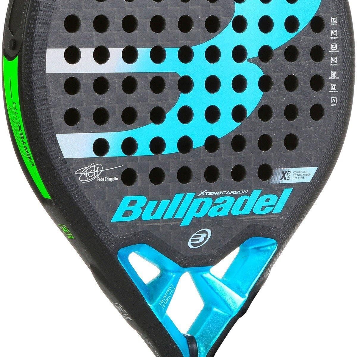 Paletă de Padel Bullpadel Vertex 02 Control Proline 2020 Fede Chingotto Argintiu Fibră de carbon