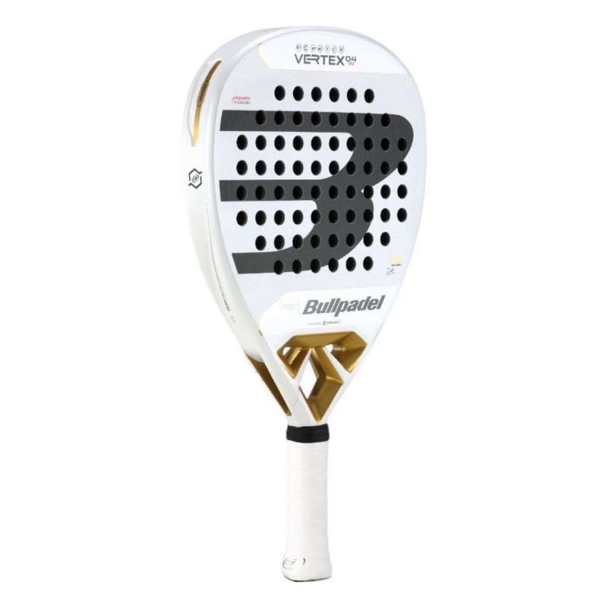 Paletă de Padel Bullpadel Alb Fibră de carbon Cărbune EVA