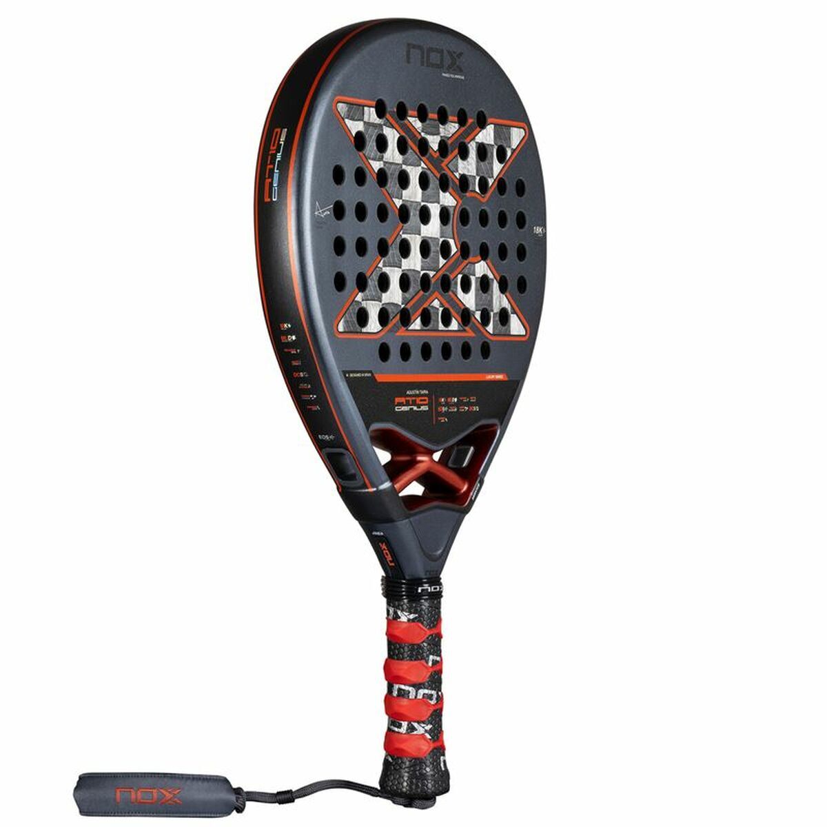 Paletă de Padel Nox Nox AT10 Genius 18K Negru Cărbune