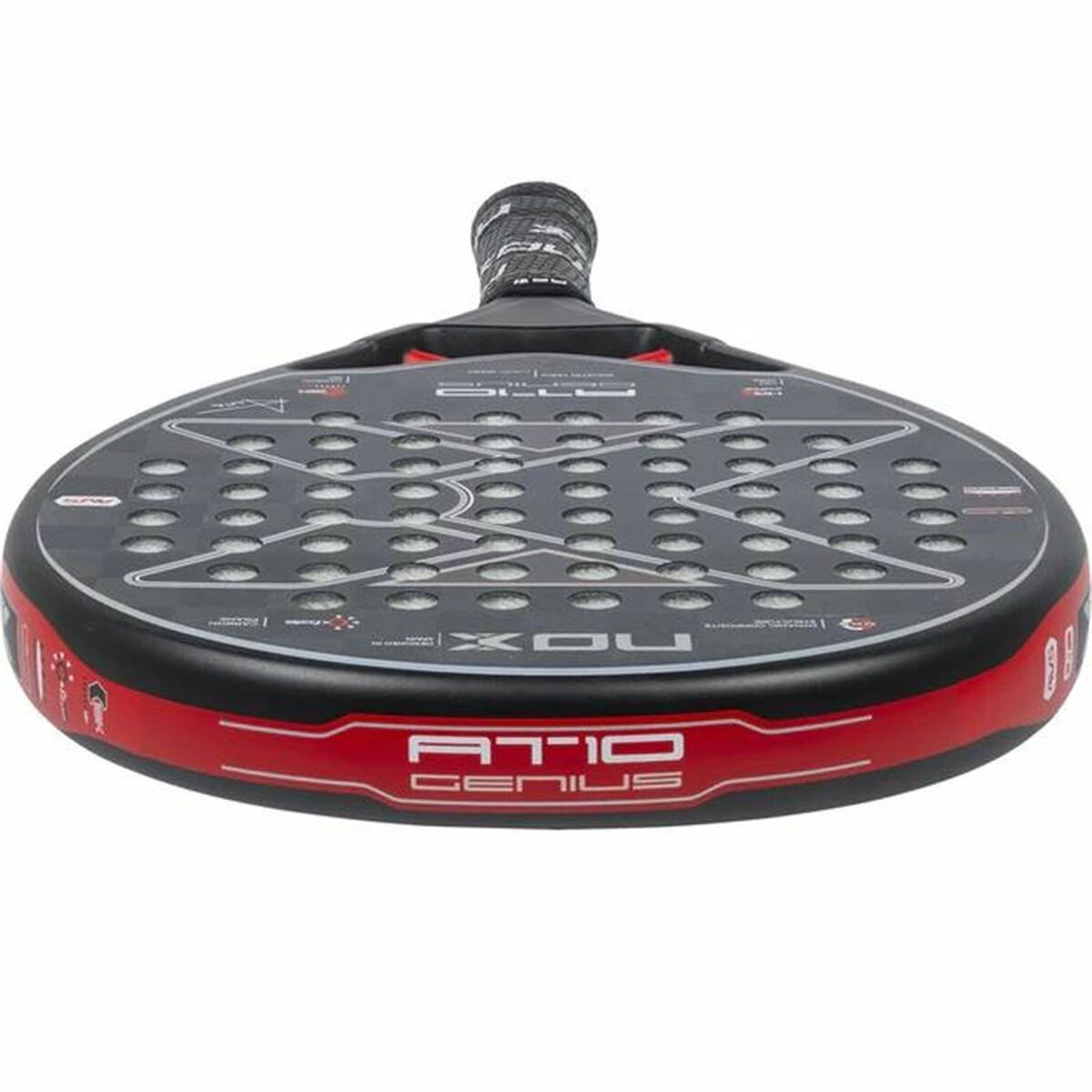 Paletă de Padel Nox T10 Genius 18K By Agustin Tapia Negru