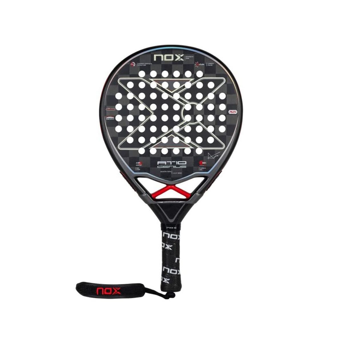 Paletă de Padel Nox T10 Genius 18K By Agustin Tapia Negru