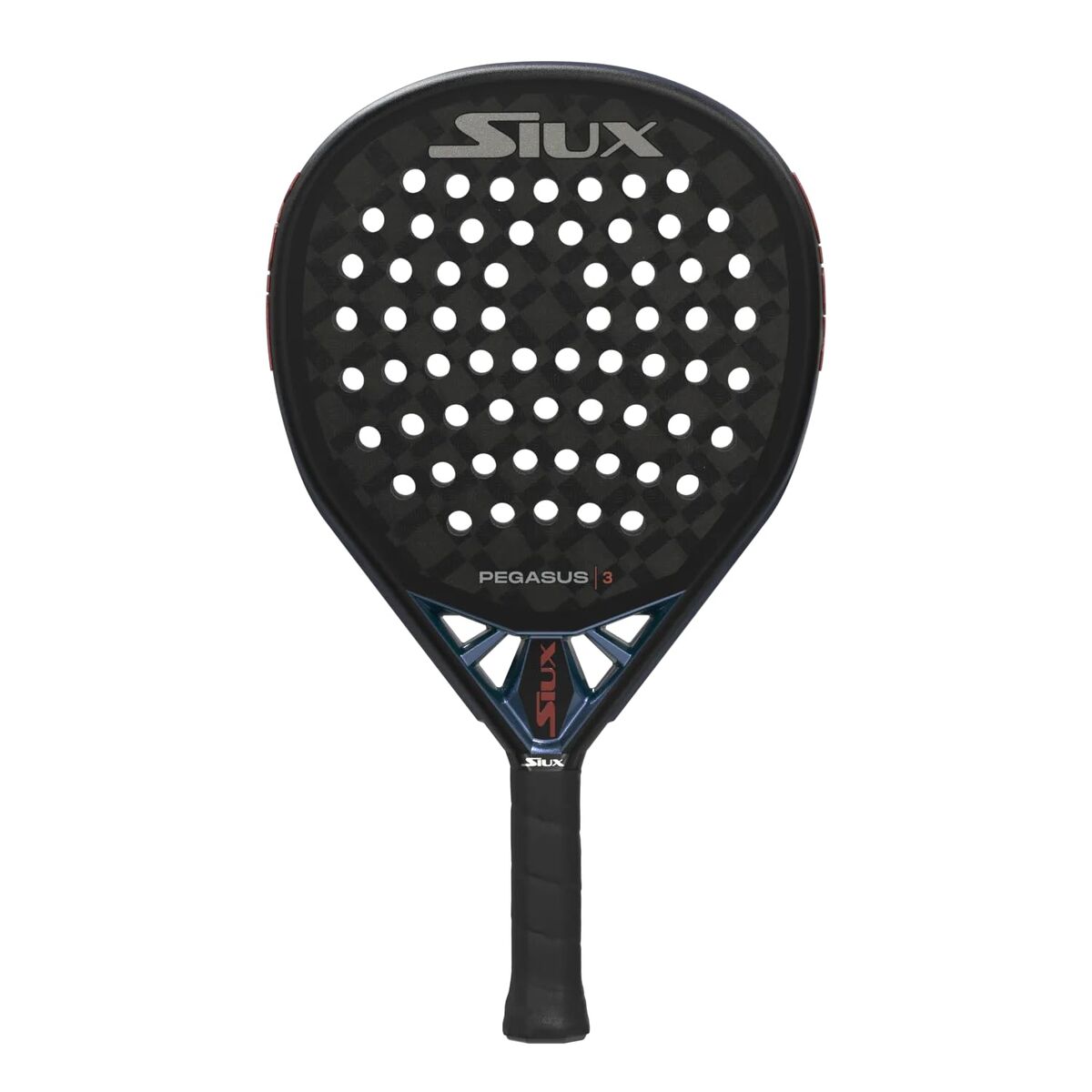 Paletă de Padel Siux Pegasus 3 2025 Albastru Negru Fibră de carbon Cărbune