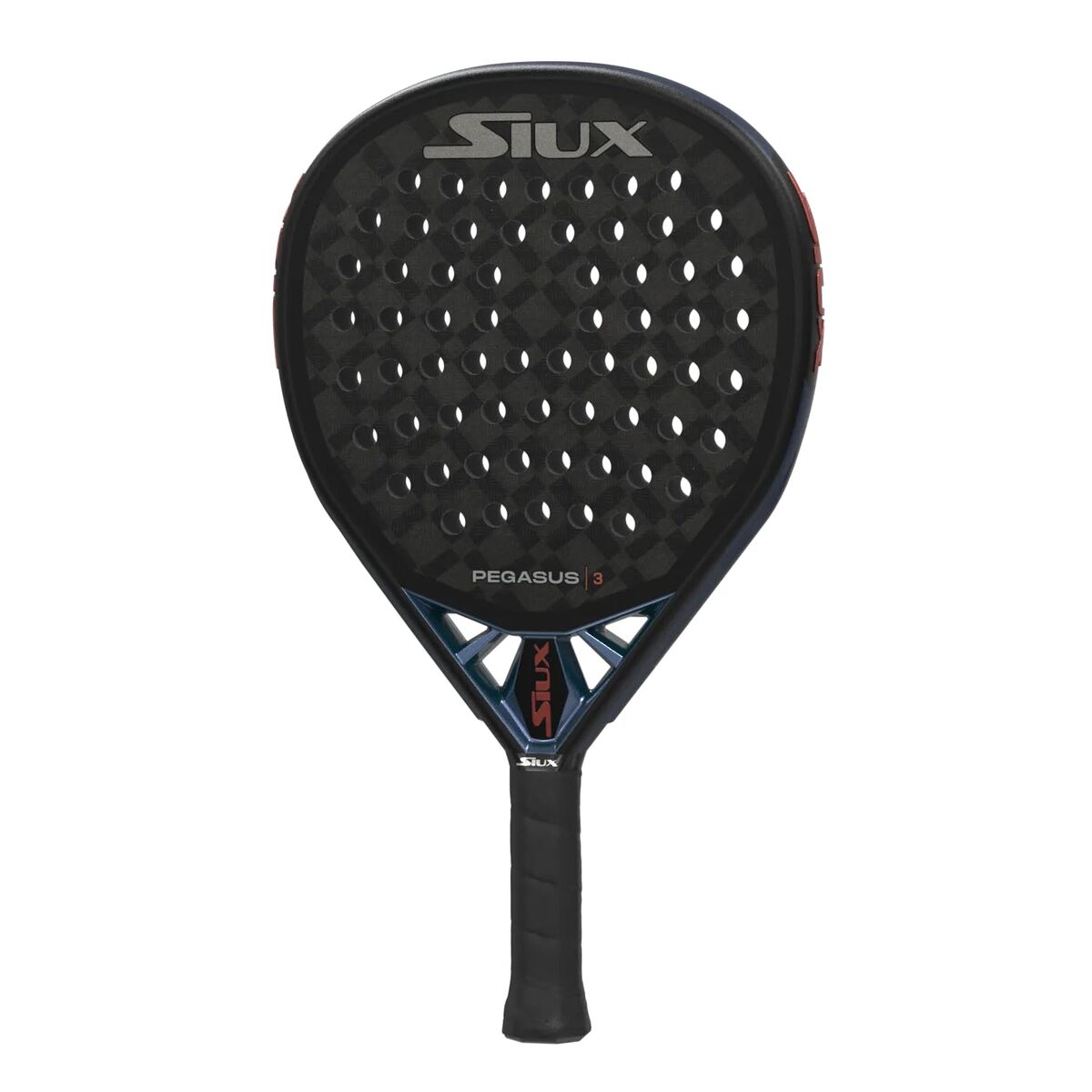 Paletă de Padel Siux Pegasus 3 2025 Albastru Negru Fibră de carbon Cărbune