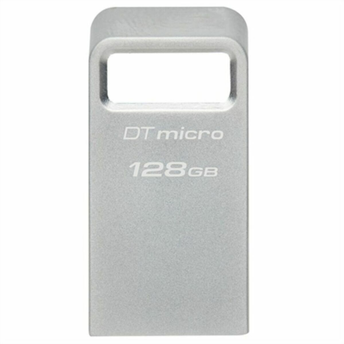 Memorie USB Kingston Micro Negru Argintiu 128 GB