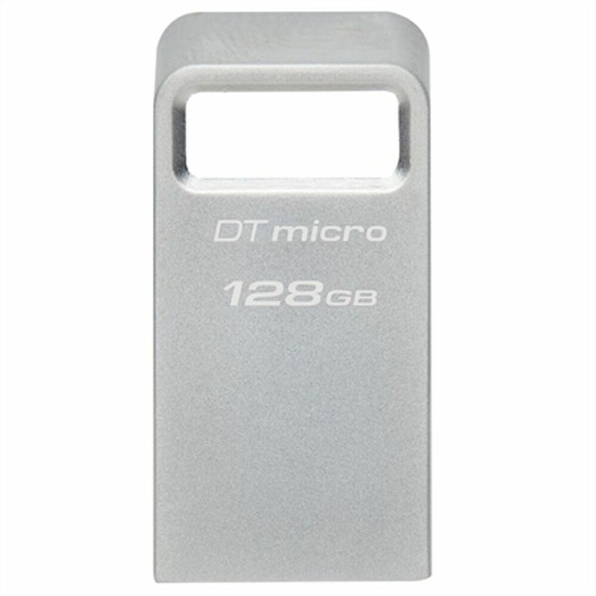 Memorie USB Kingston Micro Negru Argintiu 128 GB