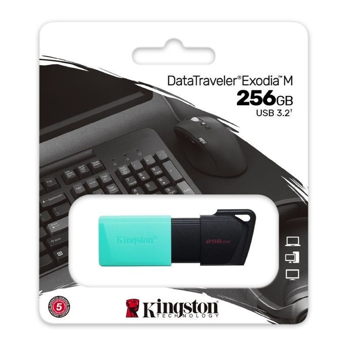Memorie USB Kingston Exodia M Negru 256 GB