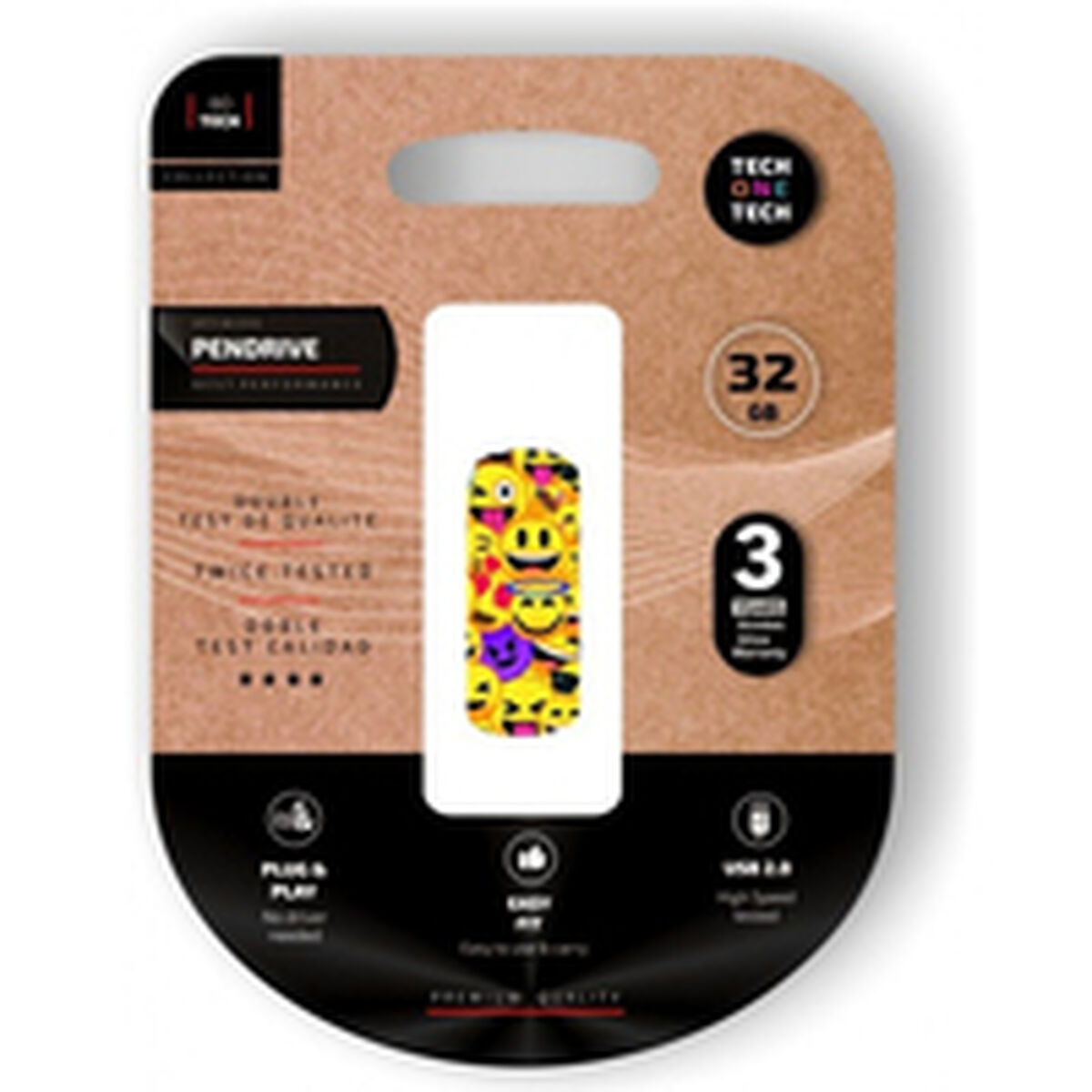 Memorie USB Tech One Tech Emoji collage Multicolor 32 GB