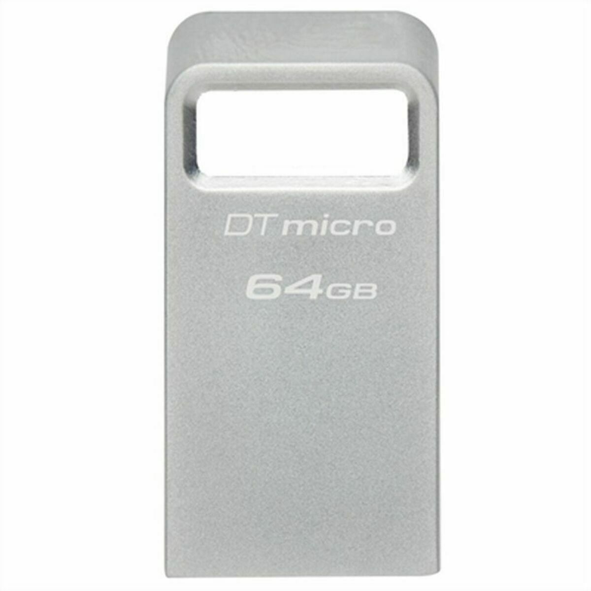 Memorie USB Kingston Micro Negru Argintiu 64 GB