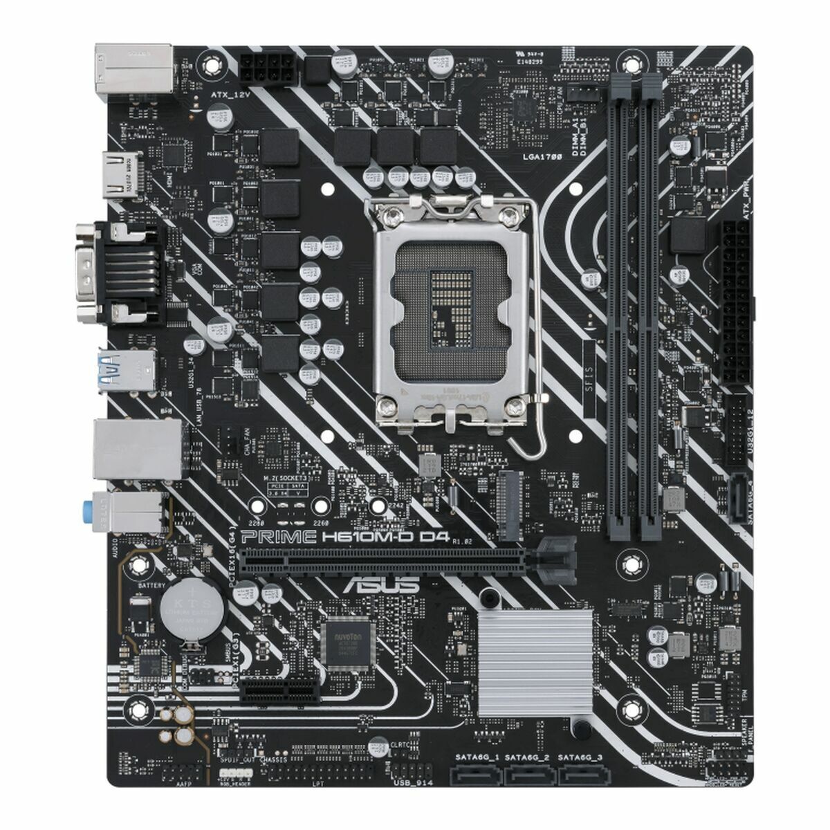 Placă de Bază Asus PRIME H610M-D D4 LGA 1700
