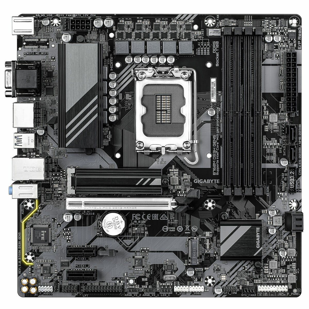 Placă de Bază Gigaset B760M DS3H GEN5 INTEL B760 EXPRESS LGA 1700