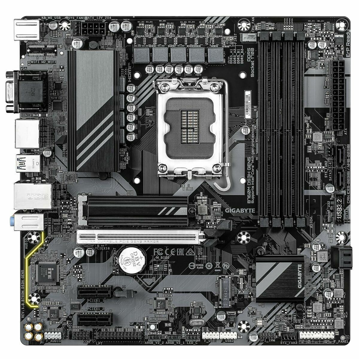 Placă de Bază Gigaset B760M DS3H GEN5 INTEL B760 EXPRESS LGA 1700