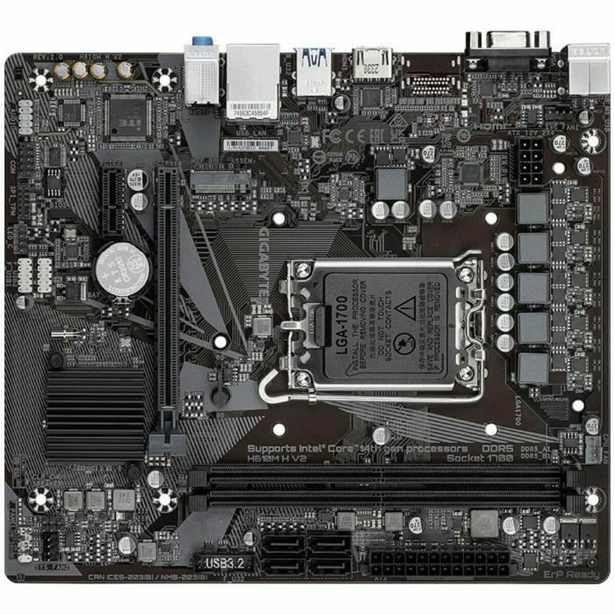 Placă de Bază Gigaset H610M H V2 LGA 1700