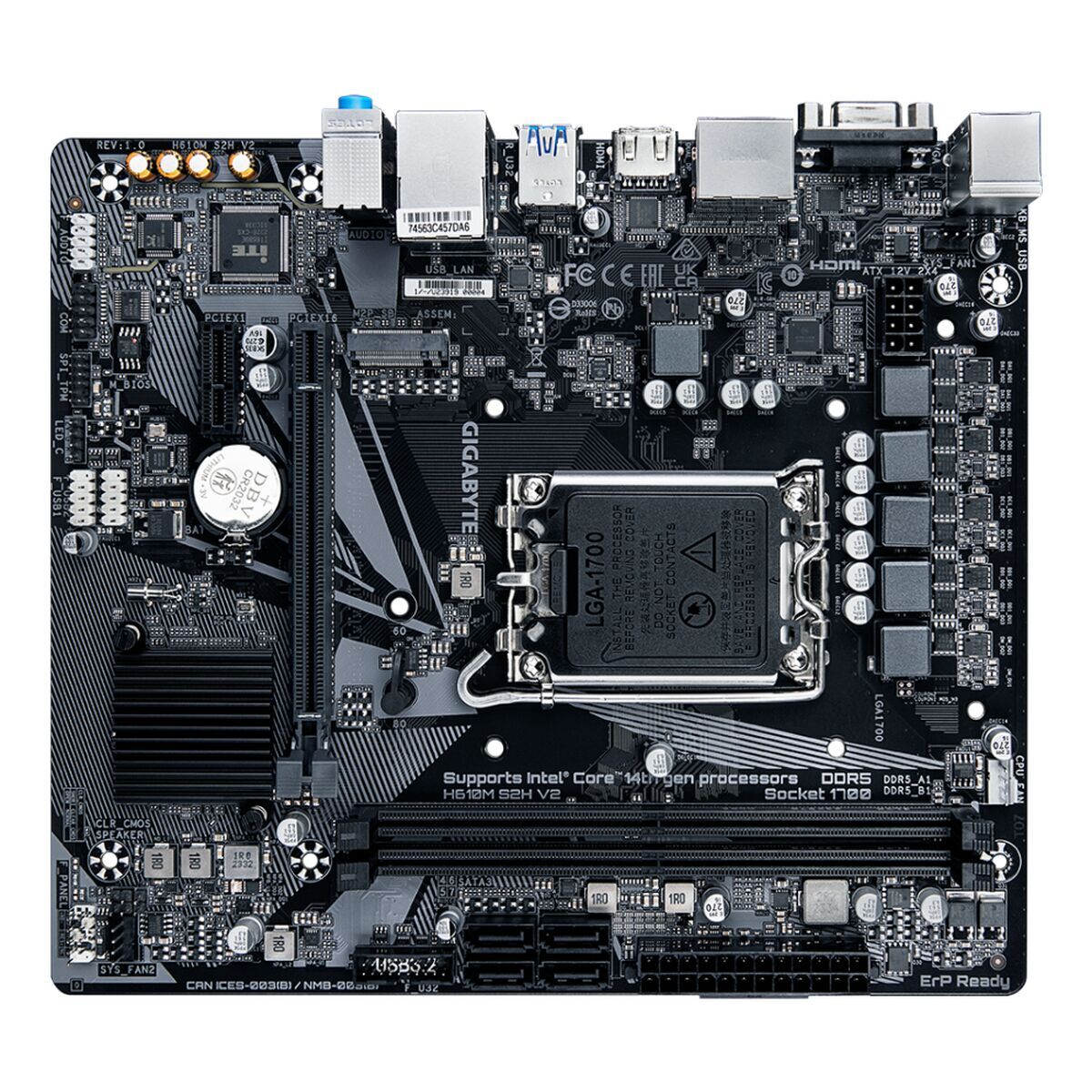 Placă de Bază Gigaset H610M S2H V2 LGA 1700