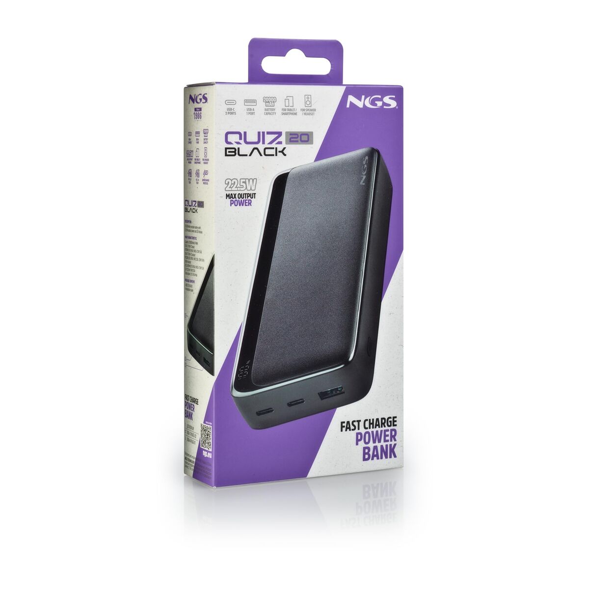 Adaptator NGS NGS-ACCESORIOS-0346 Negru