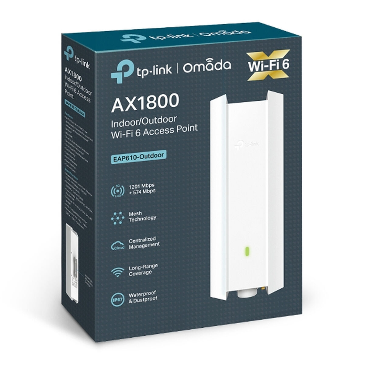 Punct de Acces TP-Link EAP610-OUTDOOR Alb Negru