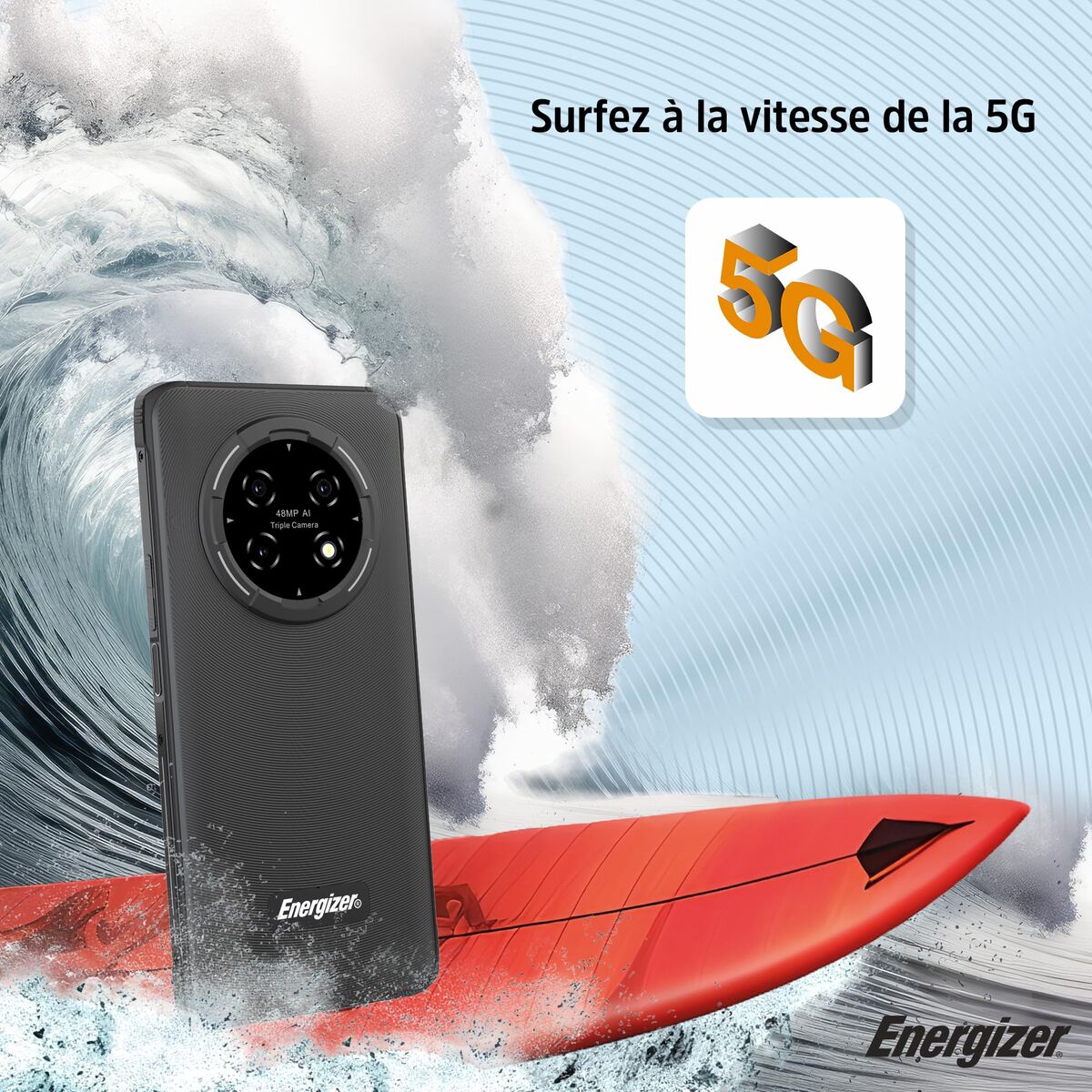 Telefon Mobil pentru Persoane Vârstnice Energizer H67GEU 6,78" 4 GB RAM 128 GB Negru