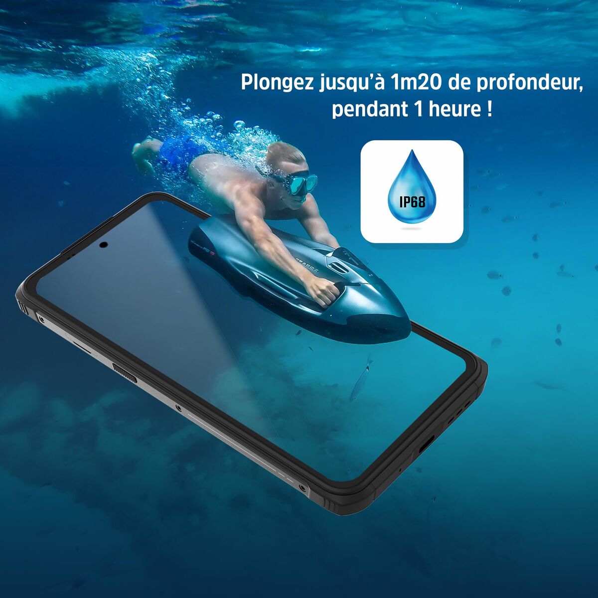 Telefon Mobil pentru Persoane Vârstnice Energizer H67GEU 6,78" 4 GB RAM 128 GB Negru