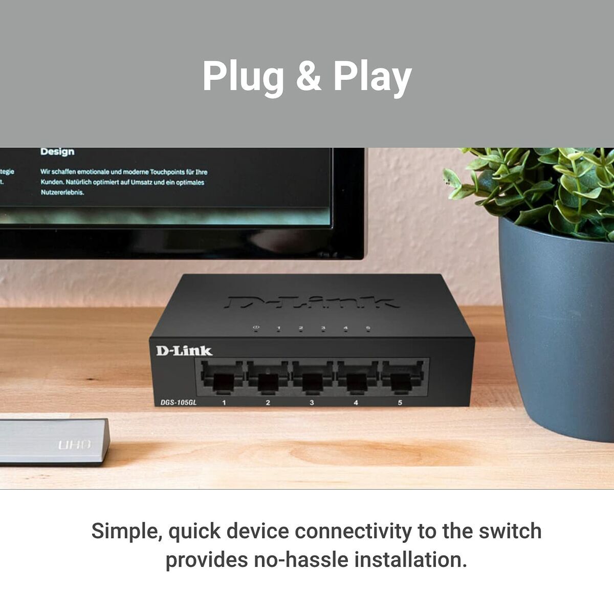 Switch de Birou D-Link DGS-105GL/E