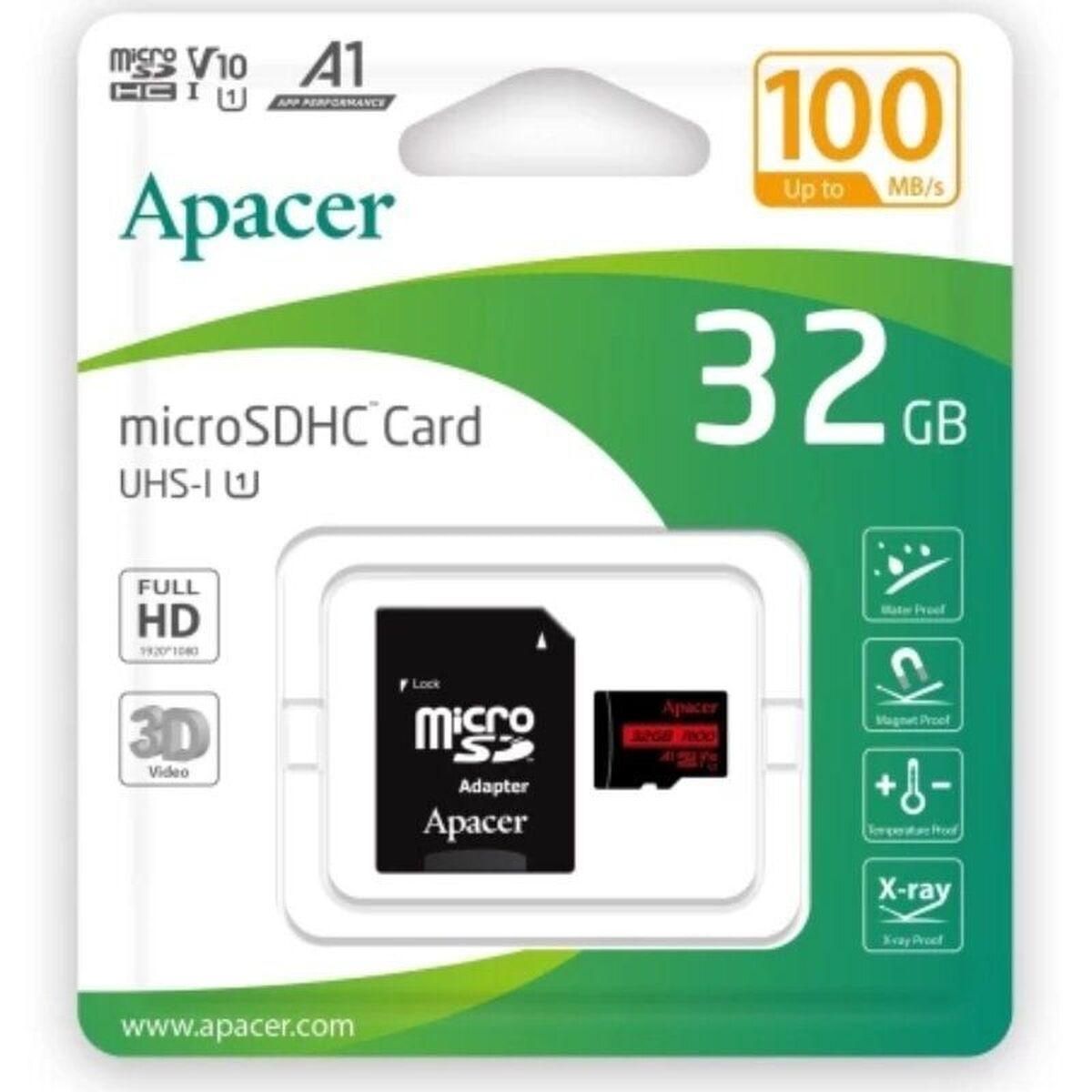Card Micro SD Apacer AP32GMCSH10UB-R
