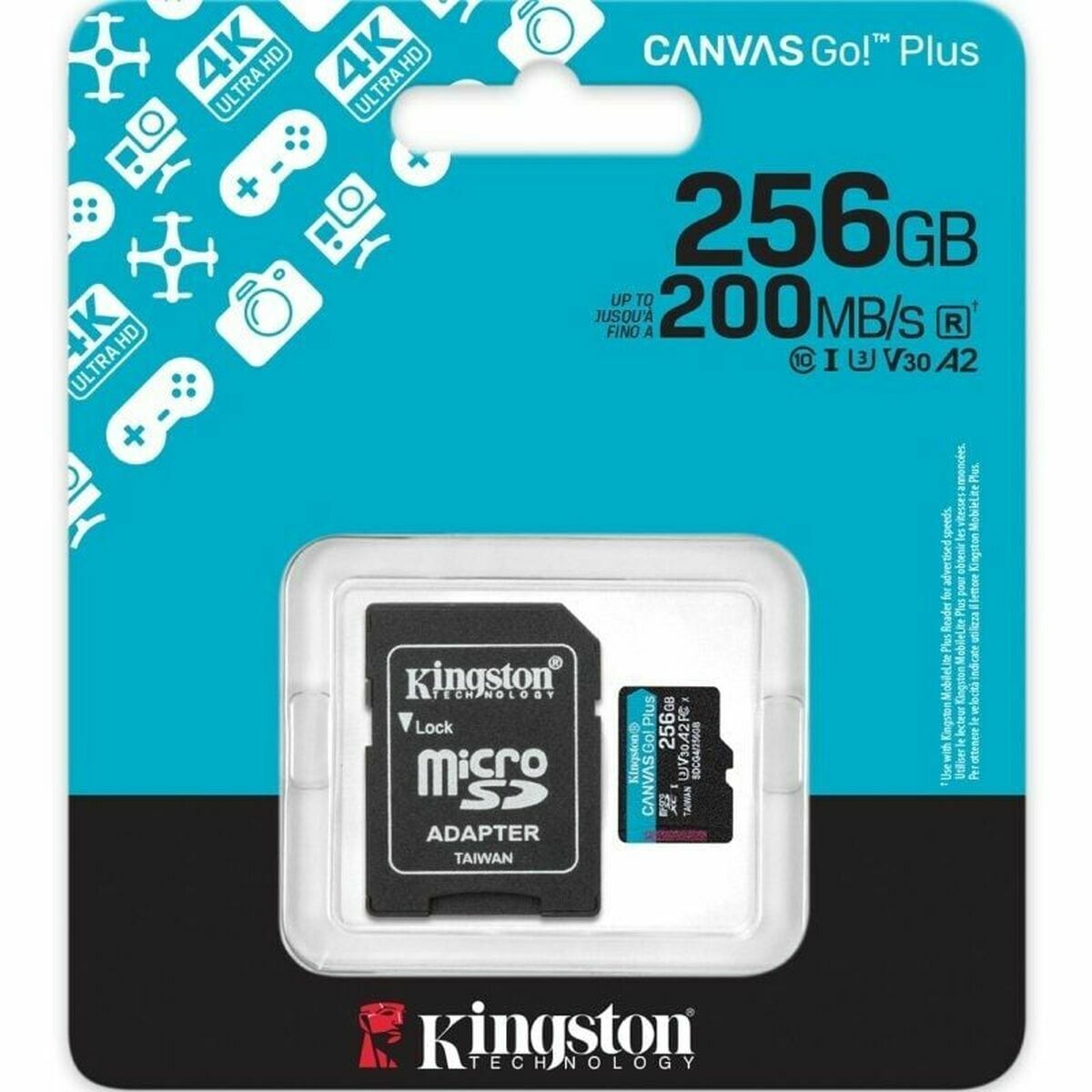 Card de Memorie Micro SD cu Adaptor Kingston SDCG4/256GB 256 GB