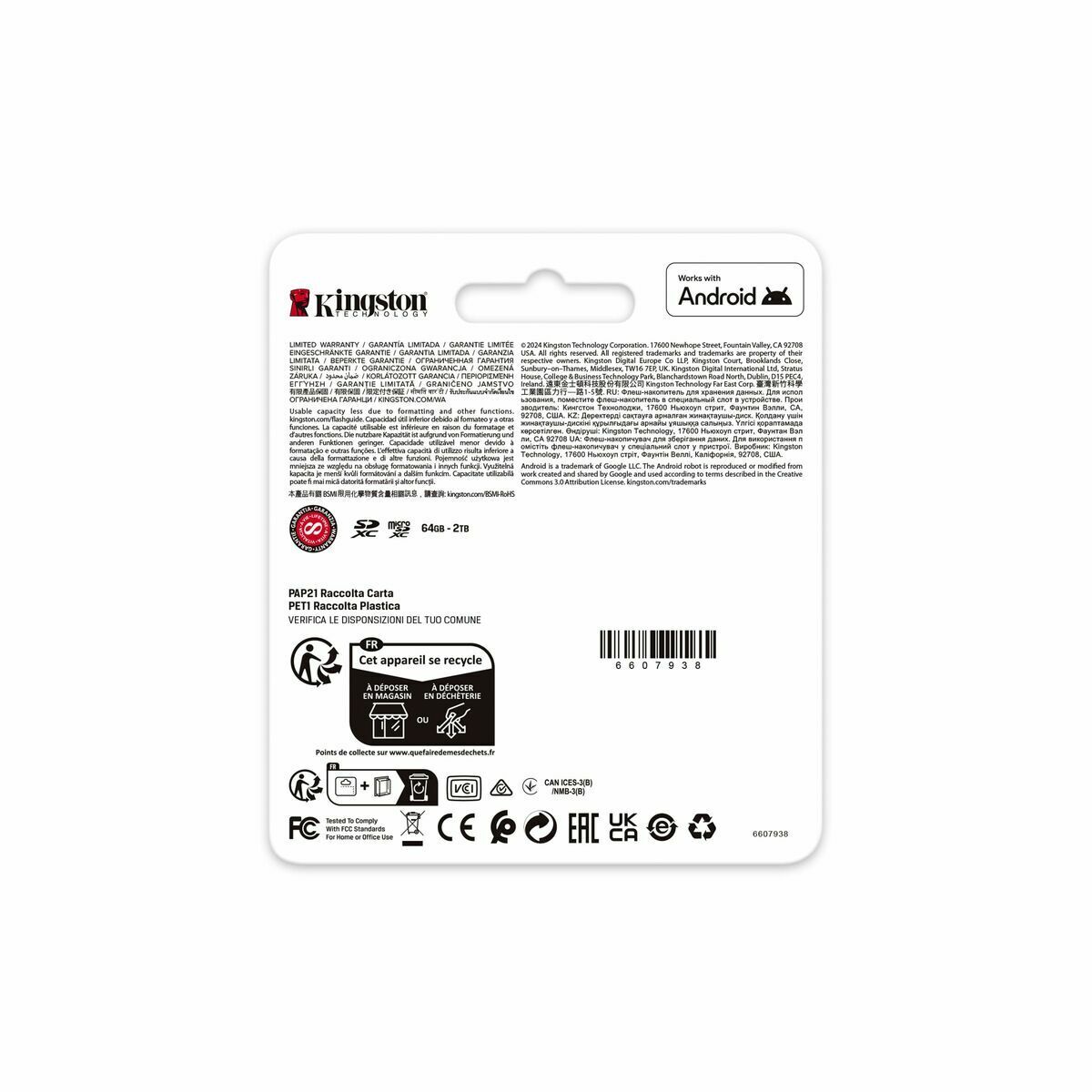 Card de Memorie Micro SD cu Adaptor Kingston SDG4/256GB 256 GB