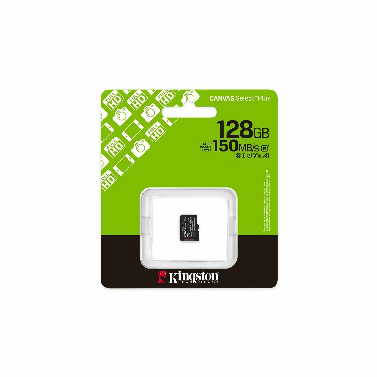 Card de Memorie Micro SD cu Adaptor Kingston SDCS3/128GBSP 128 GB