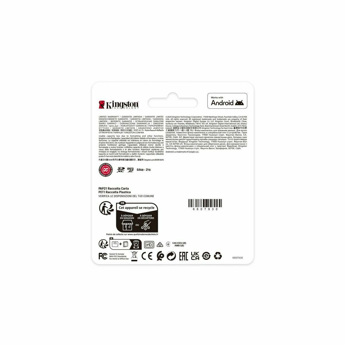 Card de Memorie Micro SD cu Adaptor Kingston SDS3/64GB 64 GB