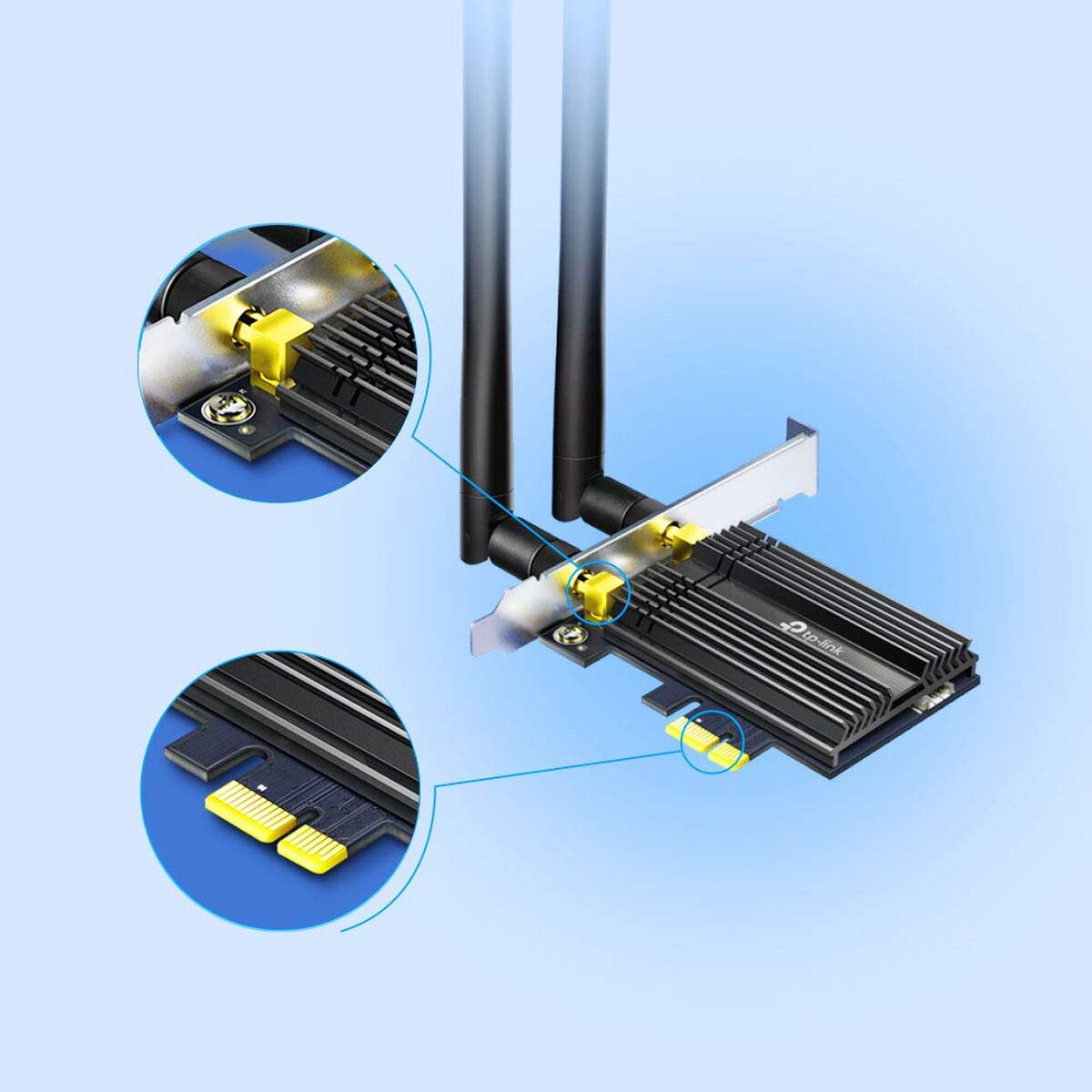 Card de Rețea Wifi TP-Link Archer TX50E 2400 Mbps PCIe