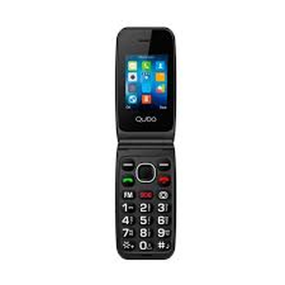 Telefon Mobil pentru Persoane Vârstnice Qubo P-210NW 4G Single Core 128 GB Negru