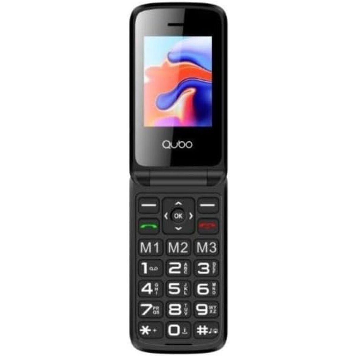 Telefon Mobil pentru Persoane Vârstnice Qubo Qubo X-247 2,4” QVGA