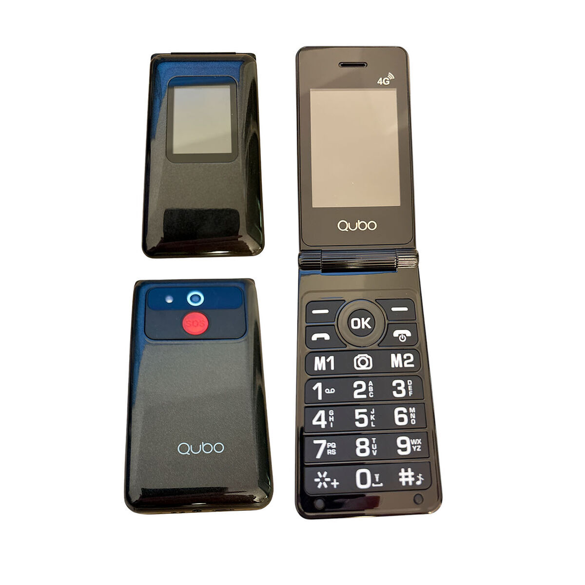 Telefon Mobil pentru Persoane Vârstnice Qubo X-28 4G BK 2,8" Negru