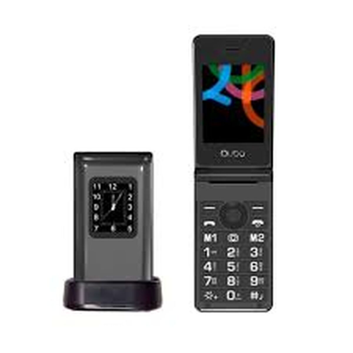 Telefon Mobil pentru Persoane Vârstnice Qubo X-28 4G BK 2,8" Negru