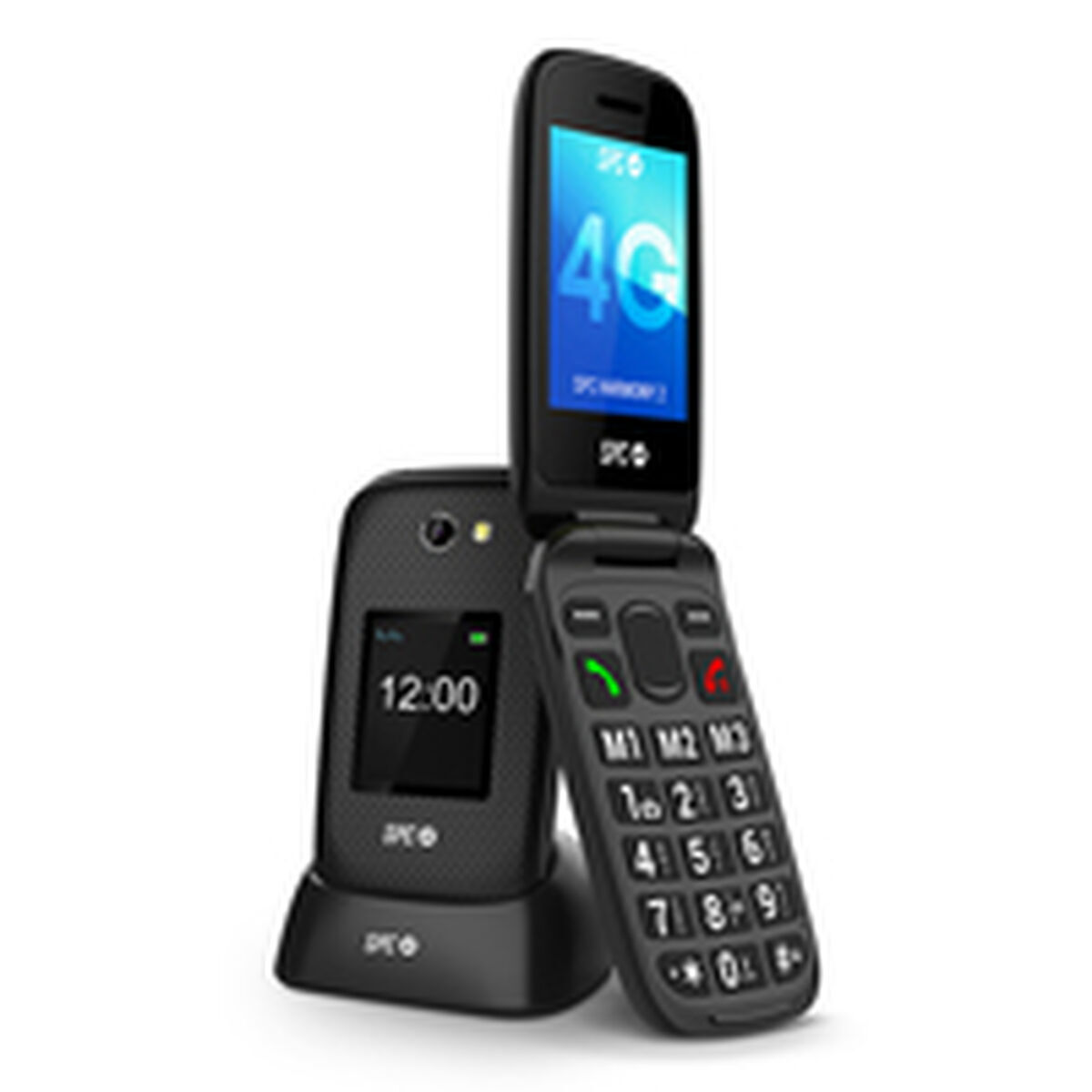 Telefon Mobil pentru Persoane Vârstnice SPC 2337N Negru 128 GB 128 MB 2,8"