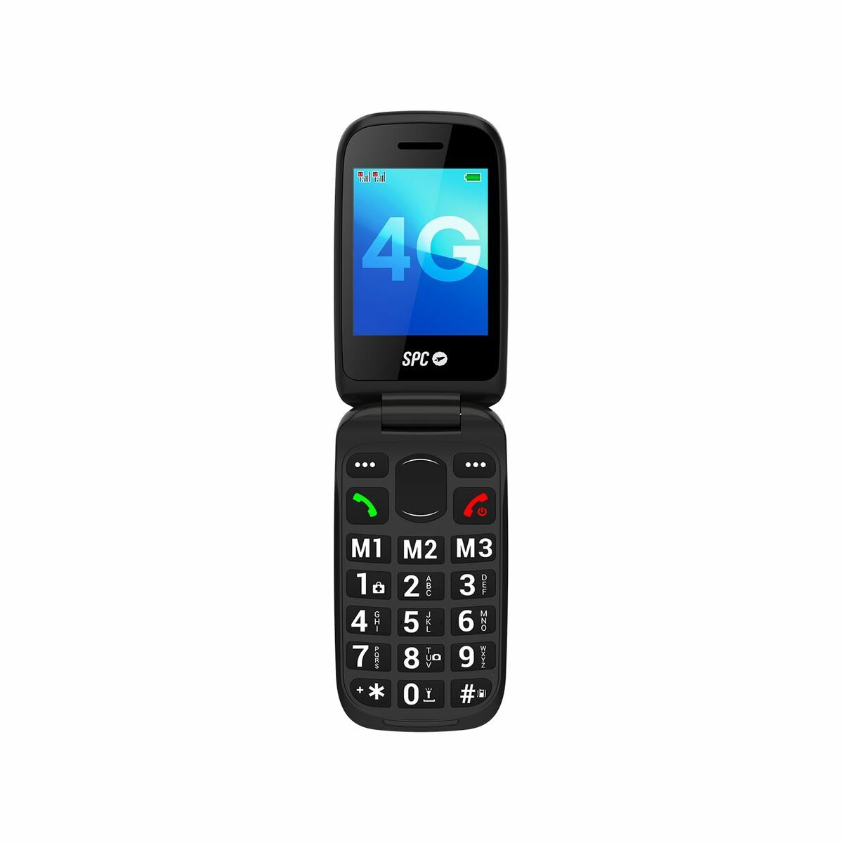 Telefon Mobil pentru Persoane Vârstnice SPC 2337N Negru 128 GB 128 MB 2,8"