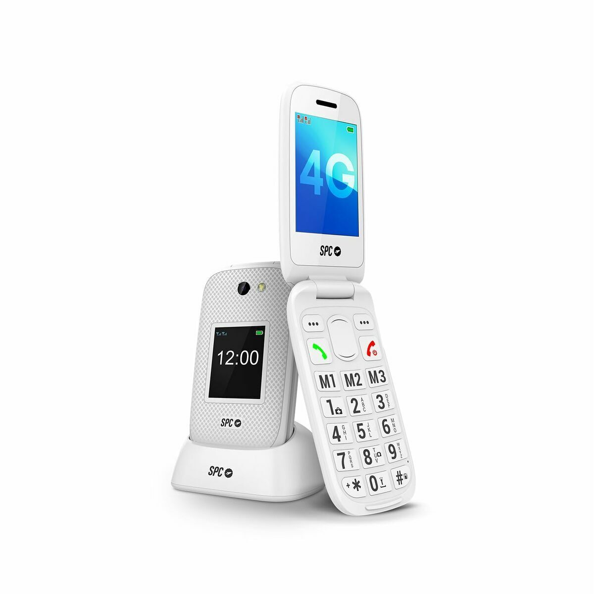 Telefon Mobil pentru Persoane Vârstnice SPC 2337B Alb 128 GB 128 MB 2,8"
