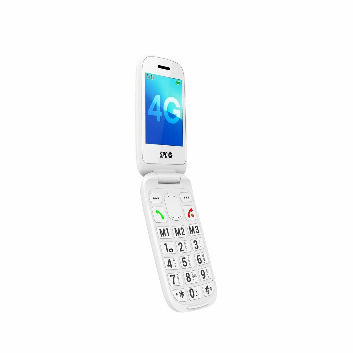 Telefon Mobil pentru Persoane Vârstnice SPC 2337B Alb 128 GB 128 MB 2,8"