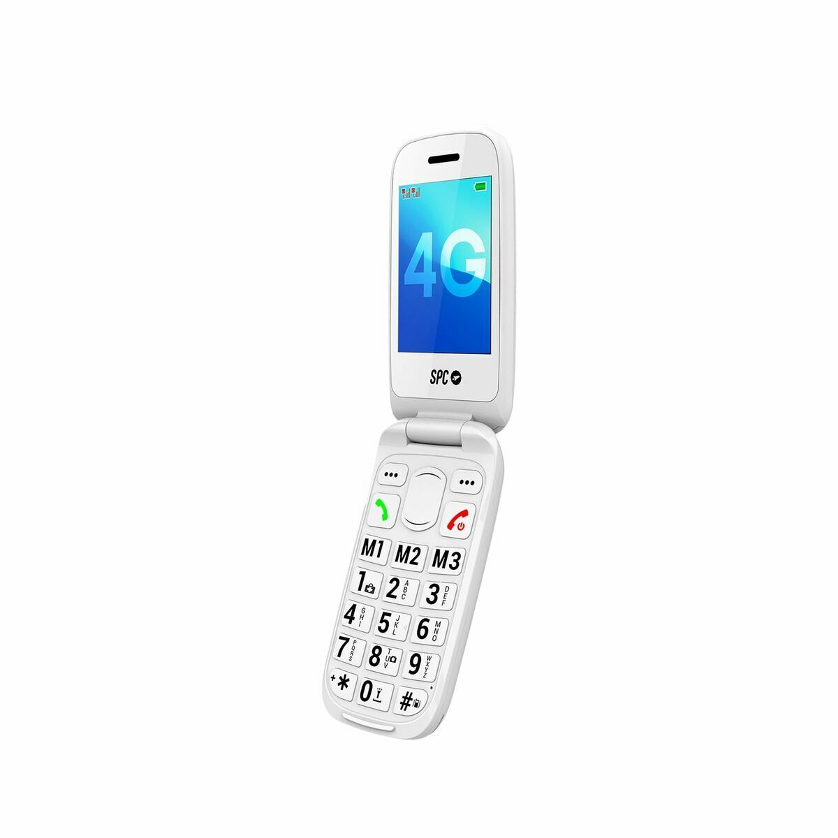 Telefon Mobil pentru Persoane Vârstnice SPC 2337B Alb 128 GB 128 MB 2,8"