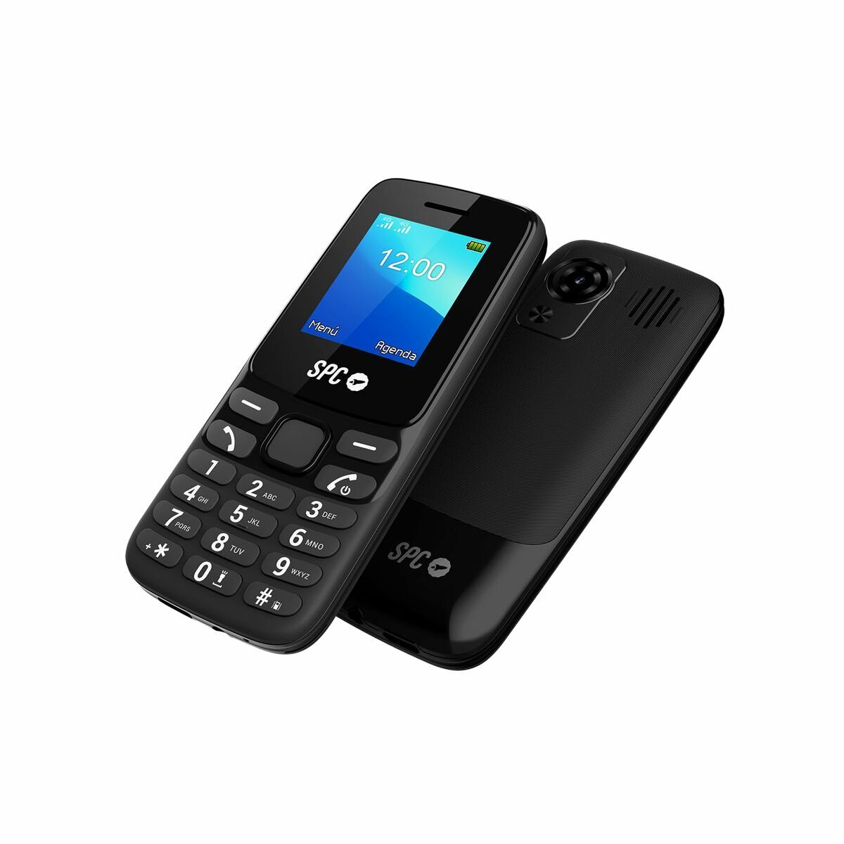 Telefon Mobil pentru Persoane Vârstnice SPC 2340N 256 GB 128 MB Negru