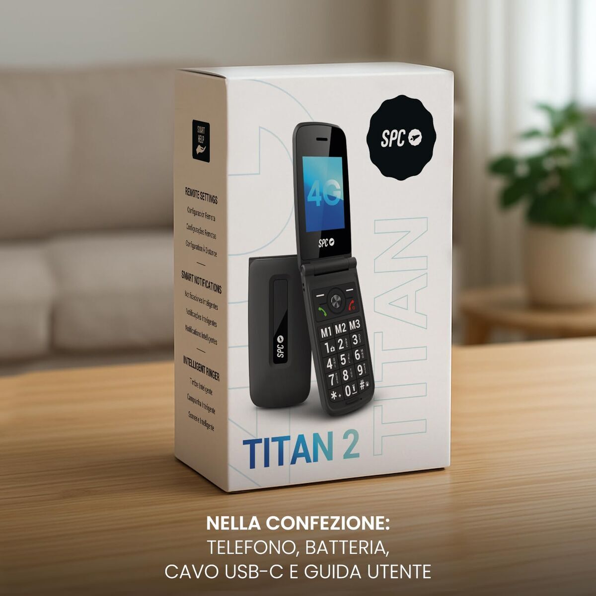 Smartphone SPC TITAN 2      4G Negru 128 GB 2.4"
