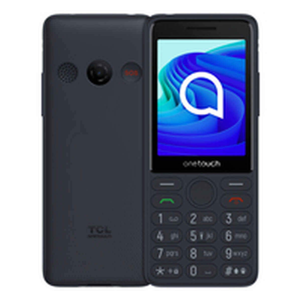 Telefon Mobil pentru Persoane Vârstnice TCL T312D1-3ALCA112 48 MB 2,8" 128 MB Negru Gri închis