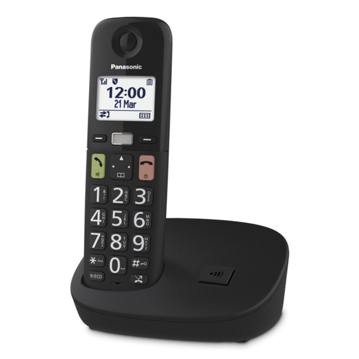 Telefon fără Fir Panasonic KX-TGU112EXB Alb Negru