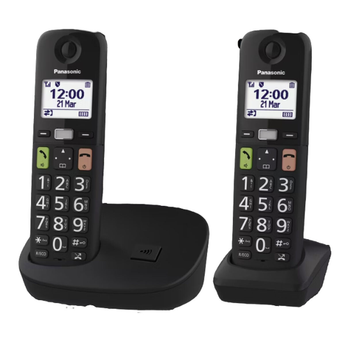 Telefon fără Fir Panasonic KX-TGU112EXB Alb Negru