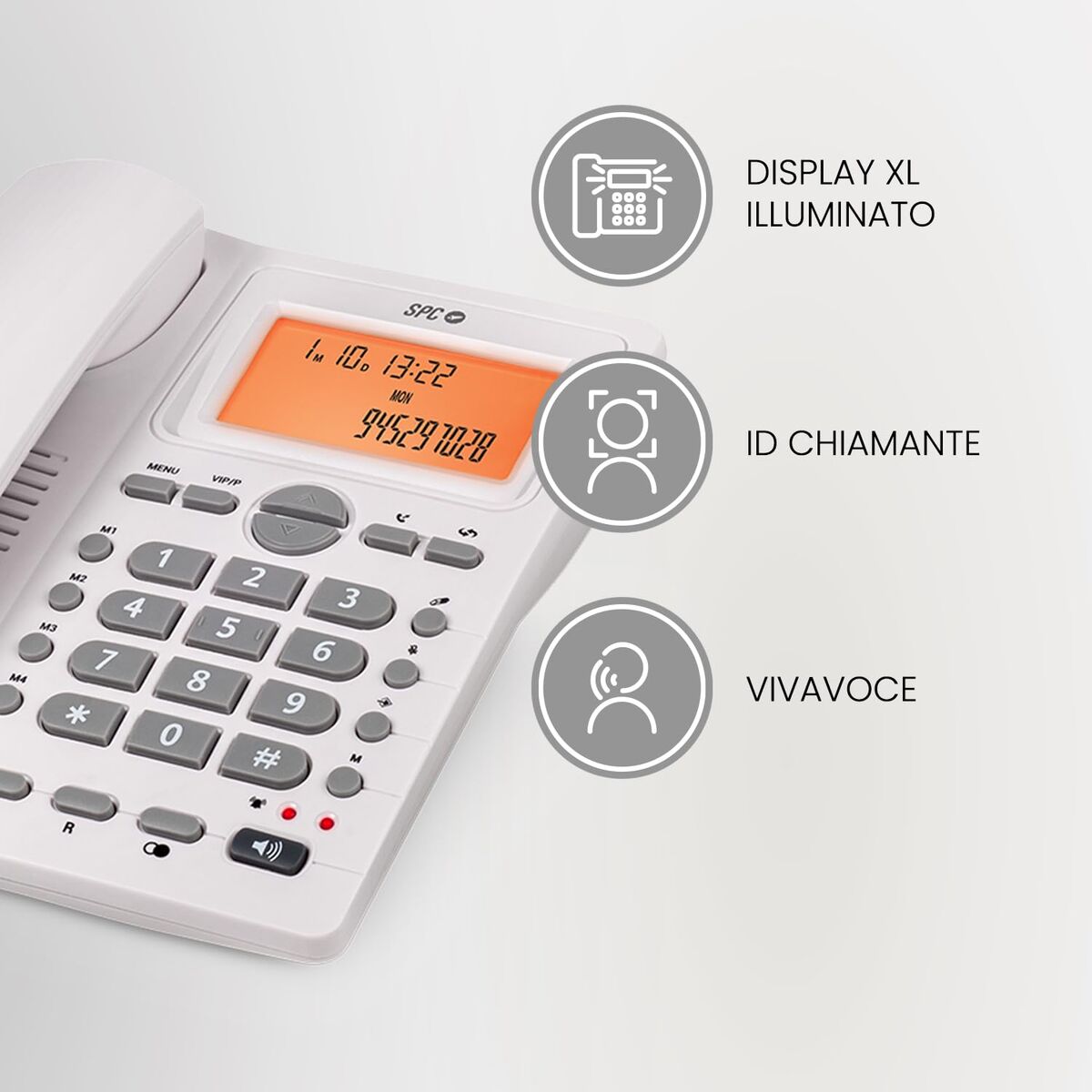 Telefon Fix SPC 3612B Alb